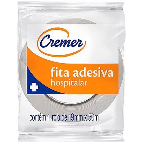 Fita Adesiva Hospitalar Cremer 19mmx50m - unidade Fita Adesiva Hospitalar Cremer 19mmx50m - unidade
