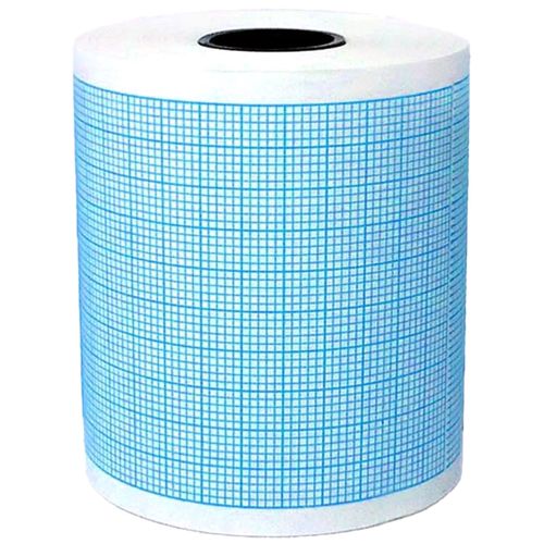 Papel para Eletrocardiógrafo ECG Tecnoprint 80mmX30m - unidade