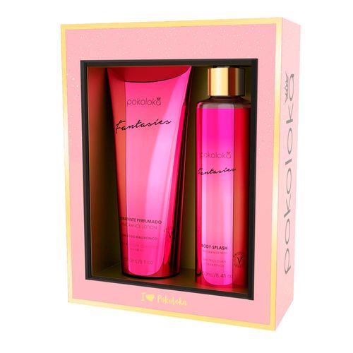 Kit Pokoloka Fantasies Feminino - Body Splash 250ml + Hidratante Corporal 240ml NULO