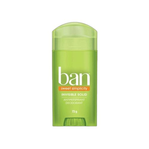 Ban Deo Solid Invisible Sweet Simplicity Laranja - Desodorante 73g 73G Ban Deo Solid Invisible Sweet Simplicity Laranja - Desodorante 73g 73G