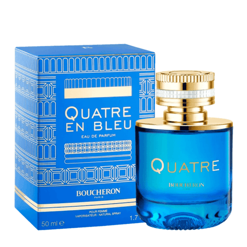Boucheron Quatre En Bleu Eau de Parfum - Perfume Feminino 50ml 50ml Boucheron Quatre En Bleu Eau de Parfum - Perfume Feminino 50ml 50ml