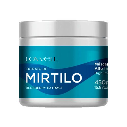Lowell Extrato de Mirtilo - Máscara Capilar Alto Impacto 450g 450g