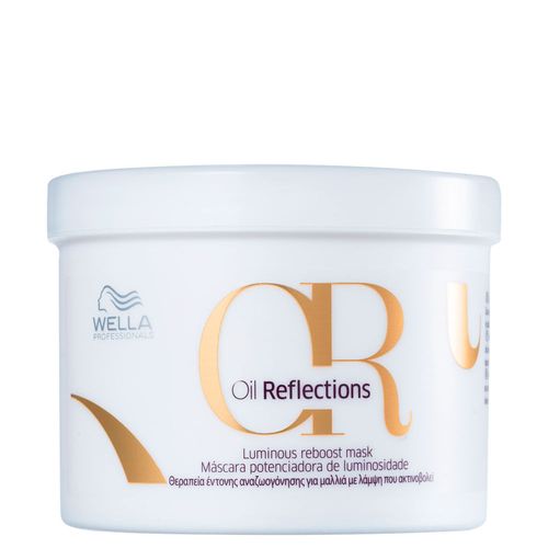 Wella Oil Reflections Luminous Reboost - Máscara Capilar 500ml 500ml Wella Oil Reflections Luminous Reboost - Máscara Capilar 500ml 500ml