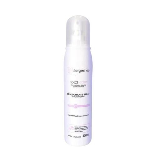 Desodorante Spray Le Fruit Hipoalergênico Total Care Alergoshop 100ml