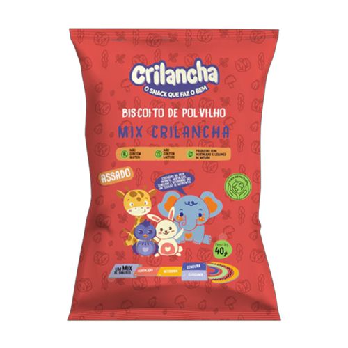 Biscoito de Polvilho Mix Vegano Orgânico Crilancha 40g