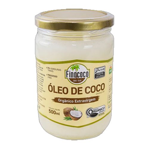 Óleo de Coco Extra Virgem Orgânico Finococo 500ml