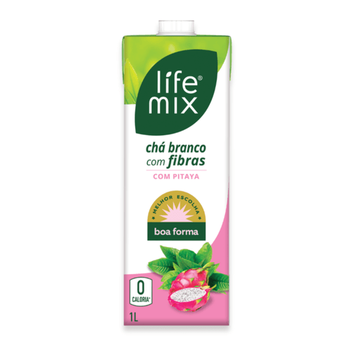 Chá Branco Com Fibras Pitaya Life Mix 1L