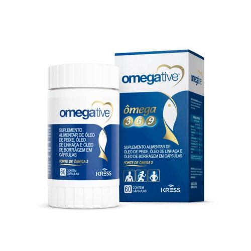 Omegative Suplemento Ômega 3 6 9 Kress 60cps