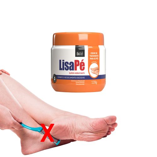 Pé Ressecado Lisa Pé Combate As Fissuras Em Até 7 Dias Creme