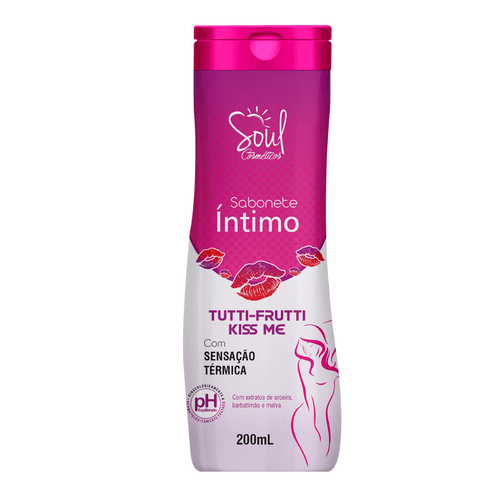 Sabonete Líquido Intimo Soul 200ml Tutti Frutti Sabonete Líquido Intimo Soul 200ml Tutti Frutti