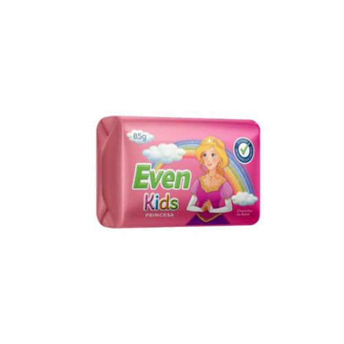 Kit c/9 Sabonete Infantil Even Kids 85g Princesa