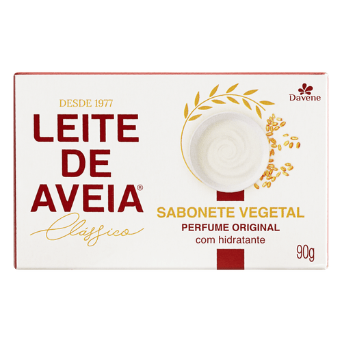 Kit c/9 Davene Sabonete Leite De Aveia Clássico 90g Kit c/9 Davene Sabonete Leite De Aveia Clássico 90g
