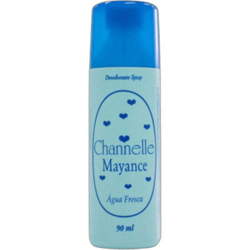 Kit c/4 Unidades de Desodorante Spray Chánnelle 90g Água Fresca Kit c/4 Unidades de Desodorante Spray Chánnelle 90g Água Fresca