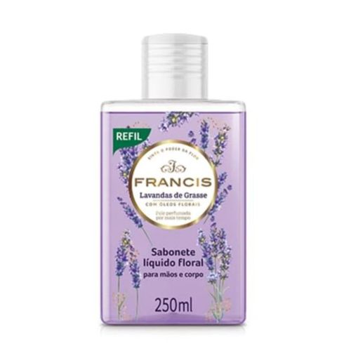 Kit c/9 Sabonete Liquido Francis Refil 250ml Lilás Kit c/9 Sabonete Liquido Francis Refil 250ml Lilás