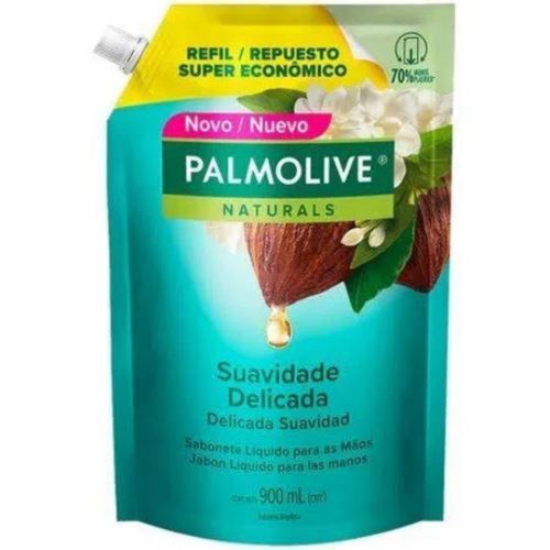 Kit c/9 Sabonete Líquido Palmolive Jasmim e Cacau 900ml Refil