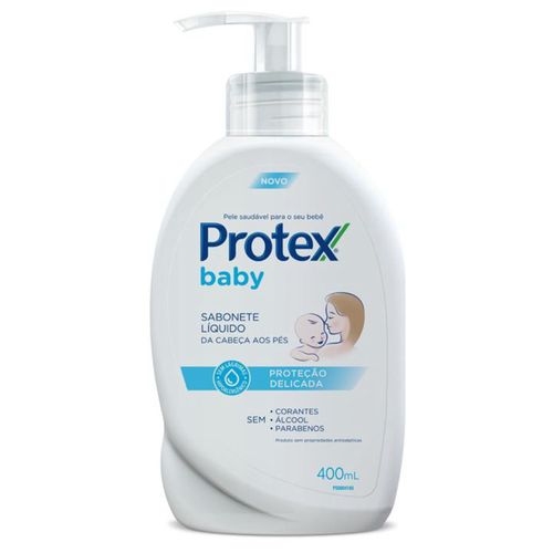 Kit c/9 Sabonete Líquido Protex Baby Proteção Delicada 400ml Kit c/9 Sabonete Líquido Protex Baby Proteção Delicada 400ml