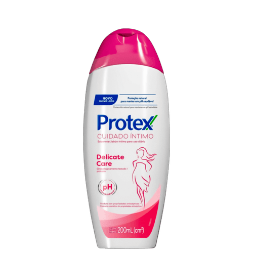 Kit c/9 Sabonete Íntimo Protex 200ml Delicate Care
