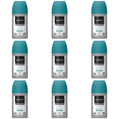 Kit c/9 Unidades de Desodorante Above Rollon Elements Ocean Men 50ml Kit c/9 Unidades de Desodorante Above Rollon Elements Ocean Men 50ml