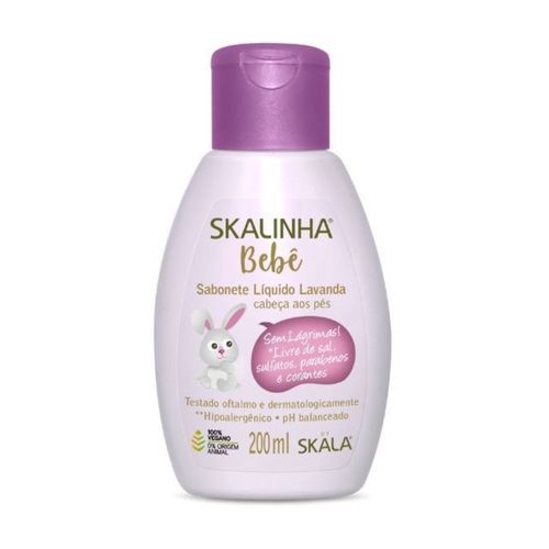 Kit c/9 Sabonete Liquido Infantil Skalinha Bebê 200ml Kit c/9 Sabonete Liquido Infantil Skalinha Bebê 200ml