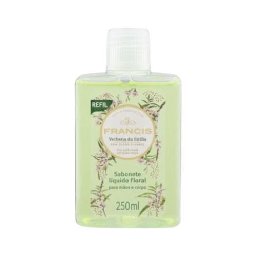 Kit c/9 Sabonete Liquido Francis Refil 250ml Verde Kit c/9 Sabonete Liquido Francis Refil 250ml Verde