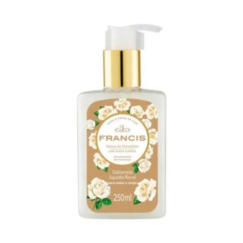 Kit c/9 Sabonete Líquido Francis Pump 250ml Branco Kit c/9 Sabonete Líquido Francis Pump 250ml Branco