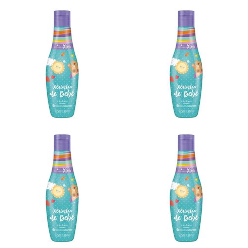 Kit c/4 Unidades de Desodorante Colônia Xerinho Bebê 225ml Kit c/4 Unidades de Desodorante Colônia Xerinho Bebê 225ml