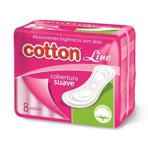 Kit c/9 Absorvente Cotton S/Abas Suave 16 unidades Kit c/9 Absorvente Cotton S/Abas Suave 16 unidades