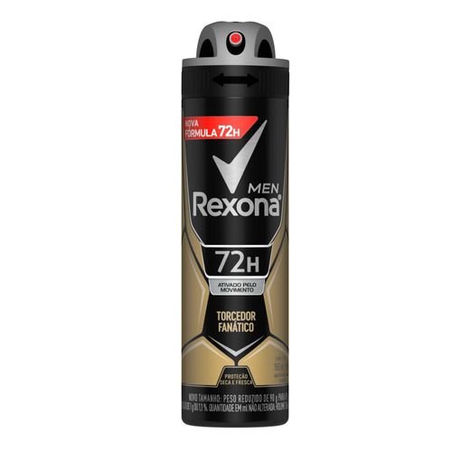 Kit c/4 Unidades de Desodorante Rexona Aero Men Torcedor Fan 150ml