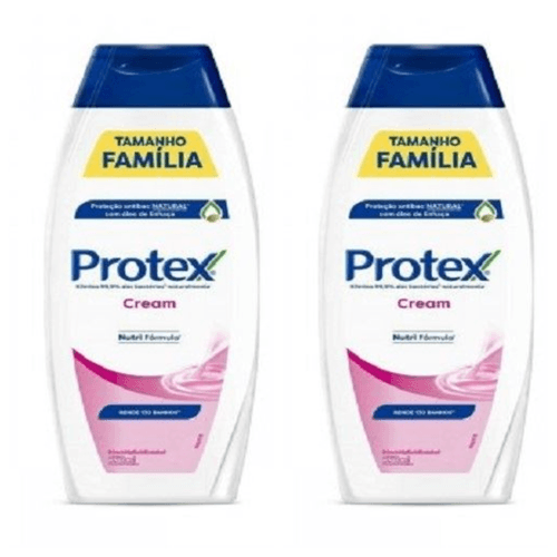 Kit c/2 Sabonetes Líquido Protex Cream 650ml