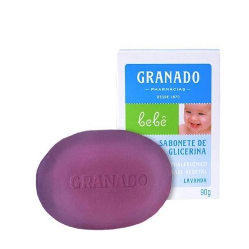 Kit c/4 Sabonete Granado Glicerina 90g Lavanda Kit c/4 Sabonete Granado Glicerina 90g Lavanda