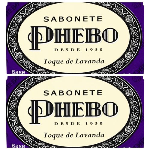 Kit c/2 Sabonetes Phebo Toque De Lavanda 90g Kit c/2 Sabonetes Phebo Toque De Lavanda 90g