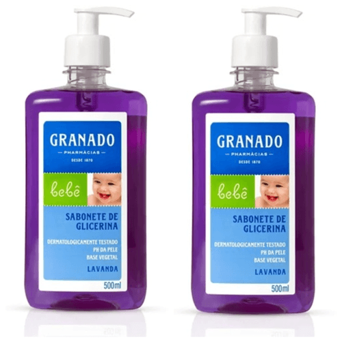 Kit c/2 Sabonetes Líquido Bebê Lavanda Granado 250ml Kit c/2 Sabonetes Líquido Bebê Lavanda Granado 250ml