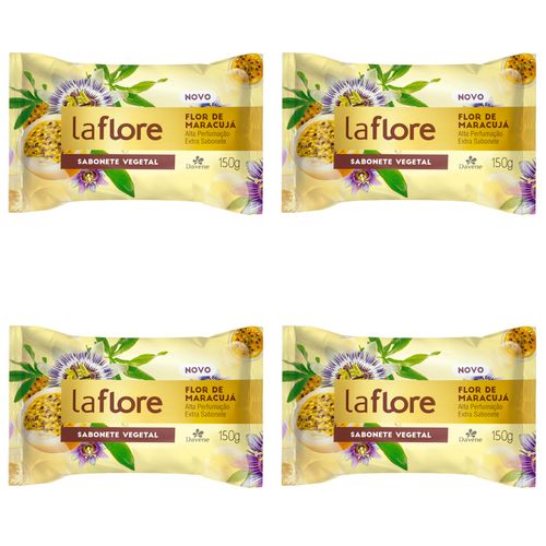 Kit c/4 Sabonetes Davene Laflore Maracujá 150g Kit c/4 Sabonetes Davene Laflore Maracujá 150g