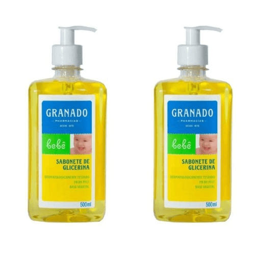 Kit c/2 Sabonetes Liquido Infantil Granado Bebê 500ml Kit c/2 Sabonetes Liquido Infantil Granado Bebê 500ml