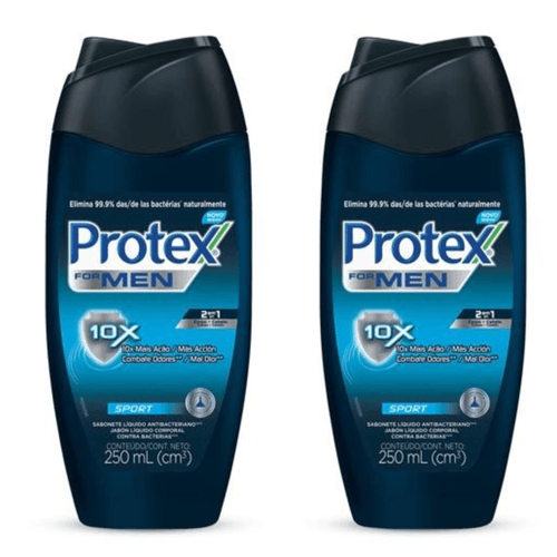 Kit c/2 Sabonetes Líquido Protex Men Sports 250ml