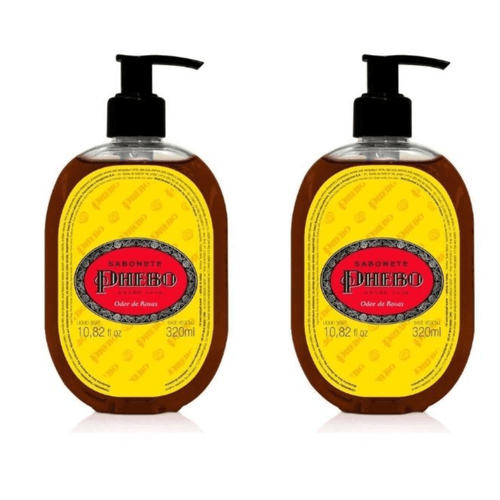 Kit c/2 Sabonetes Líquido Phebo Odor De Rosas 320ml Kit c/2 Sabonetes Líquido Phebo Odor De Rosas 320ml
