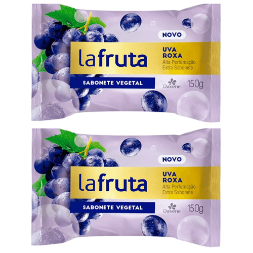 Kit c/2 Sabonetes Davene Laflore Uva Roxa 150g Kit c/2 Sabonetes Davene Laflore Uva Roxa 150g
