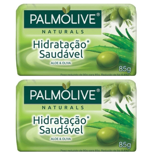 Kit c/2 Sabonetes Em Barra Palmolive Naturals Hidratação Saudável 85g