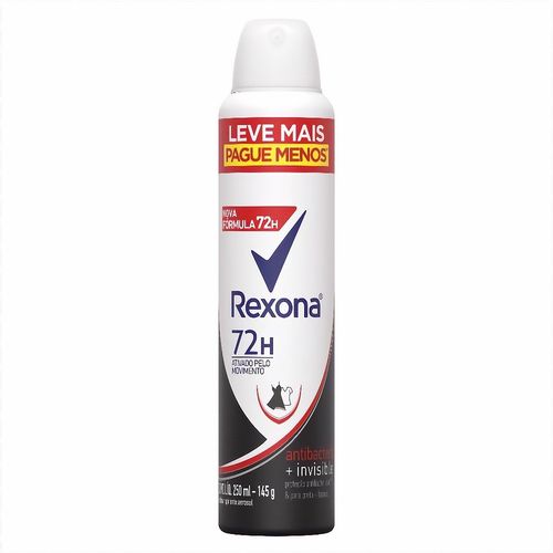 Kit c/2 Unidades de Desodorante Rexona Aero Women Antibacterial 250ml