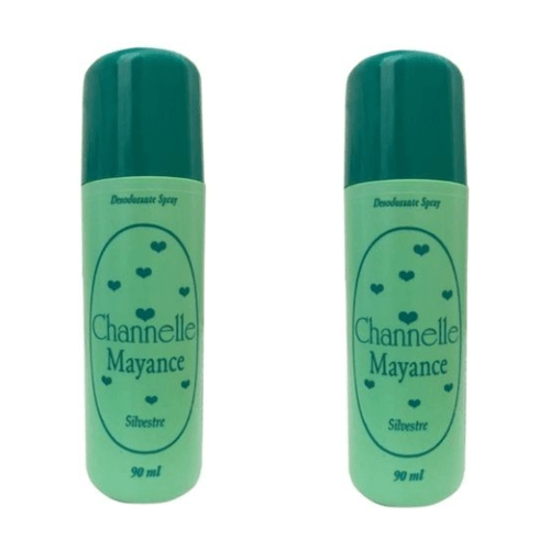 Kit c/2 Unidades de Desodorante Spray Chánnelle 90g Silvestre Kit c/2 Unidades de Desodorante Spray Chánnelle 90g Silvestre