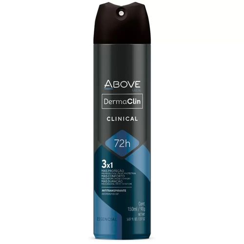 Kit c/2 Unidades de Desodorante Masculino Above Dermaclin 3X1 Essencial 72h