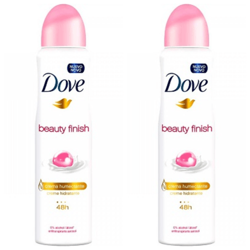 Kit c/2 Unidades de Desodorante Dove Aero Beuaty Finish 150ml