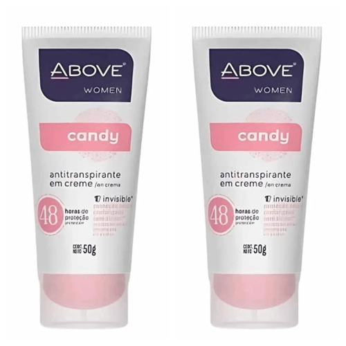Kit c/2 Unidades de Desodorante Bisnaga Above 50g Clas Candy