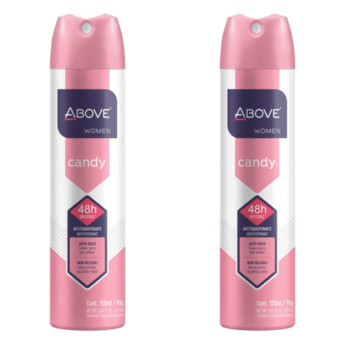 Kit c/2 Unidades de Desodorante Aerosol Bax 150ml Candy Women Kit c/2 Unidades de Desodorante Aerosol Bax 150ml Candy Women