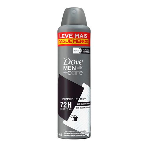 Kit c/2 Unidades de Desodorante Dove Aero Men Invisible Dry 250ml