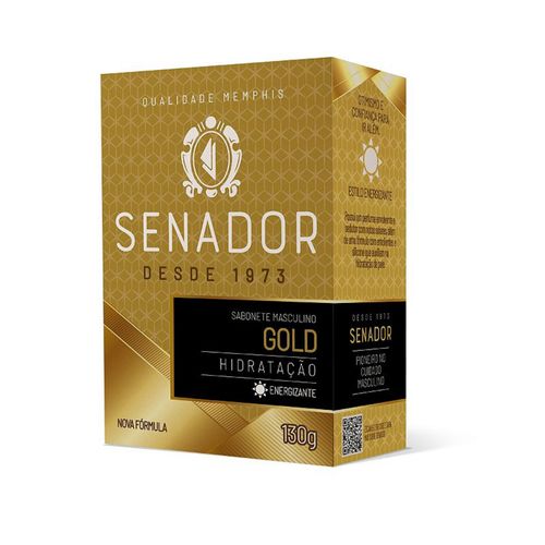 Kit c/2 Sabonete Senador Gold 130g