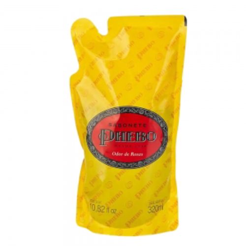 Kit c/2 Sabonete Liquido Phebo 320ml Refil Odor De Rosas