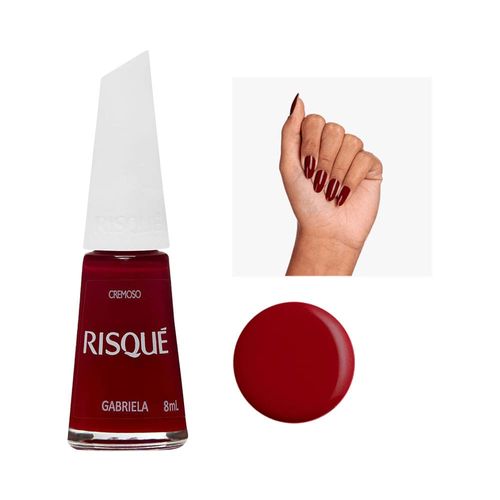 Kit c/2 Risque Esmalte Cremoso Cor: Gabriela