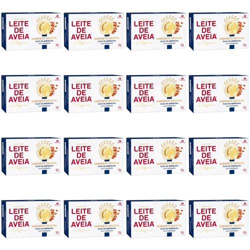 Kit c/16 Davene Sabonete Leite De Aveia Amendoas 90g Kit c/16 Davene Sabonete Leite De Aveia Amendoas 90g