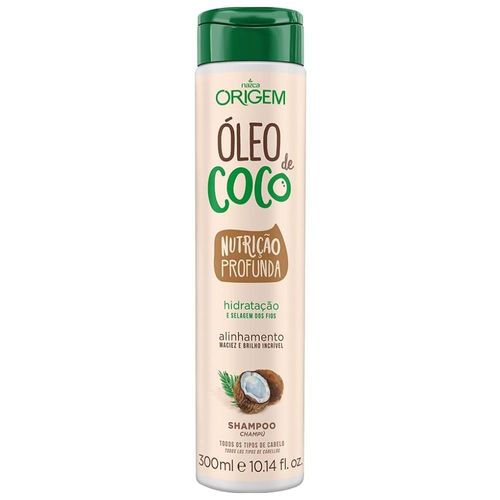 Shampoo Origem Óleo De Coco Max 300ml Shampoo Origem Óleo De Coco Max 300ml